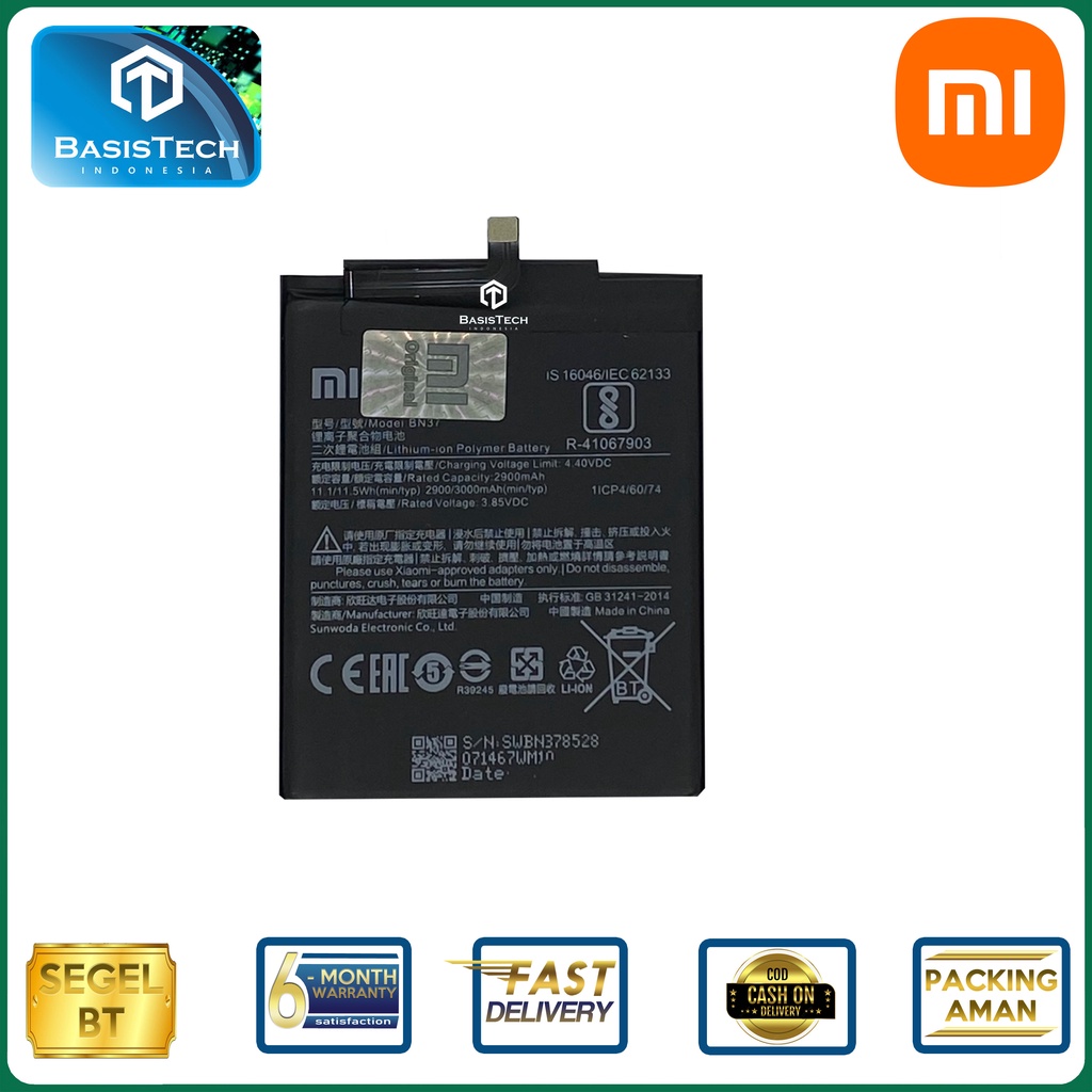 BATERAI XIAOMI REDMI 6 - XIAOMI REDMI 6A - BN37 - ORI99 BEST QUALITY