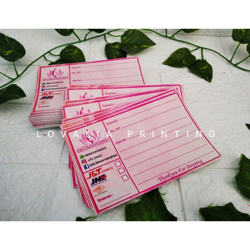

STIKER/ LABEL PENGIRIMAN