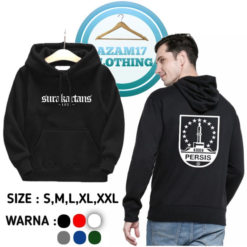 Hoodie switer  Surakatans 1923 Jaket suporter Persis solo Pasopati