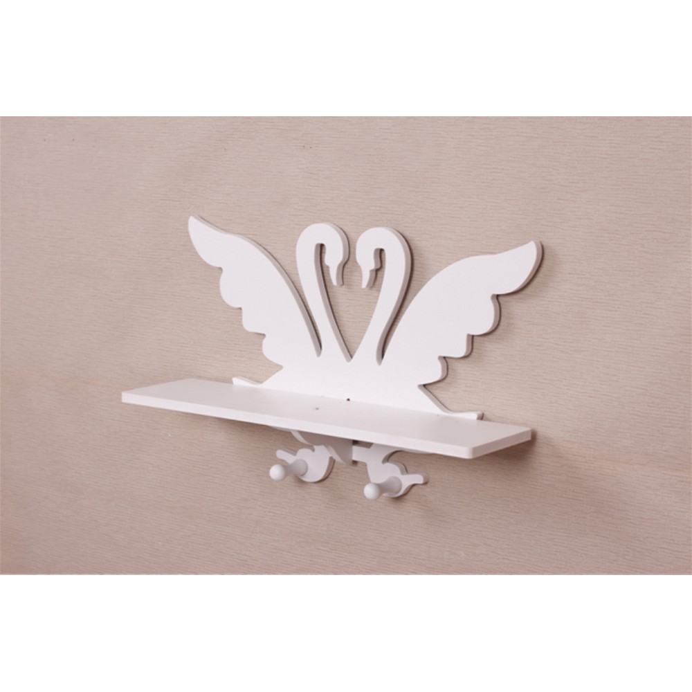 Rak dinding vintage ANGSA SWAN (dengan 2buah hook gantungan ) M535