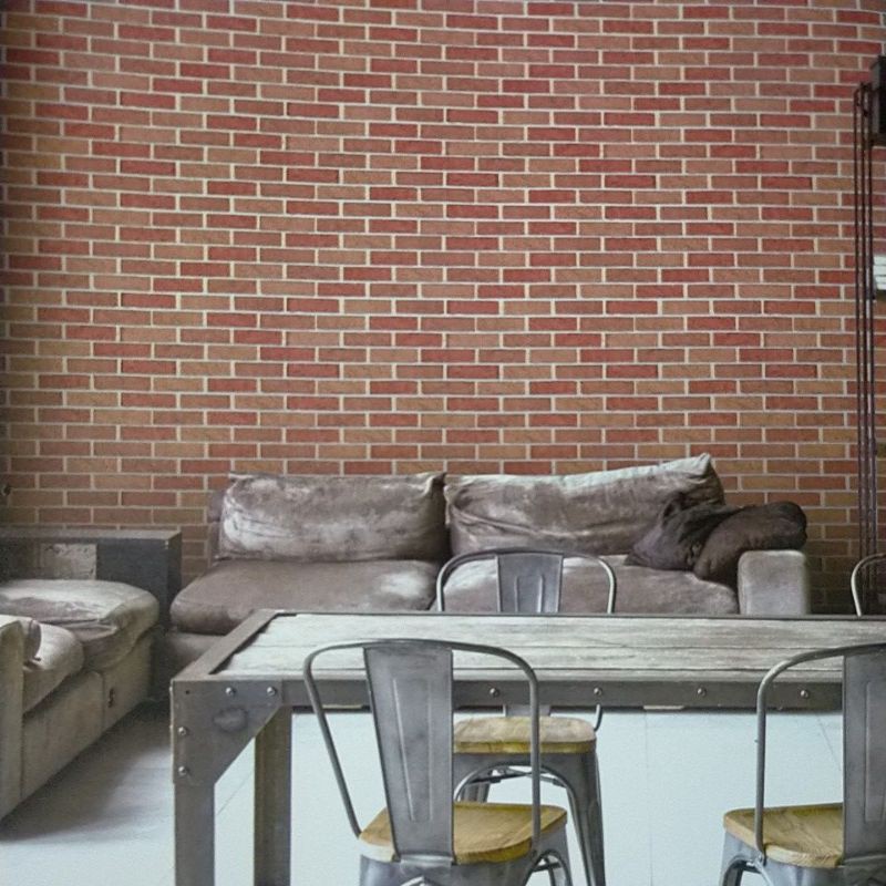 WALLPAPER Dinding Motif Bata Merah