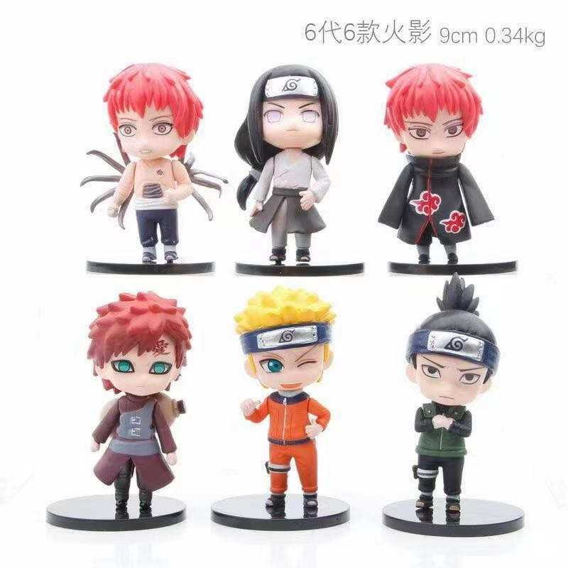 Jual Set Action Figure Naruto Sasori vs Garaa Shikamaru Neji Shopee