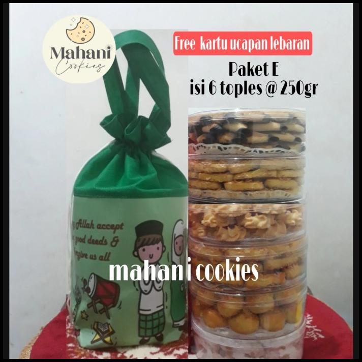 

Humpers Kue Kering Lebaran Mahani Cookies Paket E Isi 6 Toples @250Gr