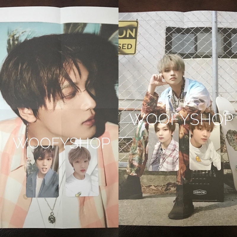[Boring, Chilling] NCT Dream Hot Sauce (Haechan Chenle Jisung PC Cafe Folded Poster)