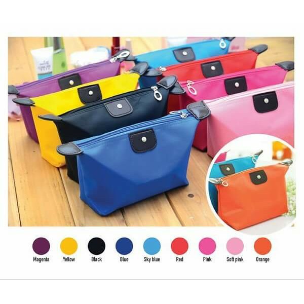 Tas Kosmetik / Pouch Kosmetik / Tas Make Up / Tempat Make Up Polos