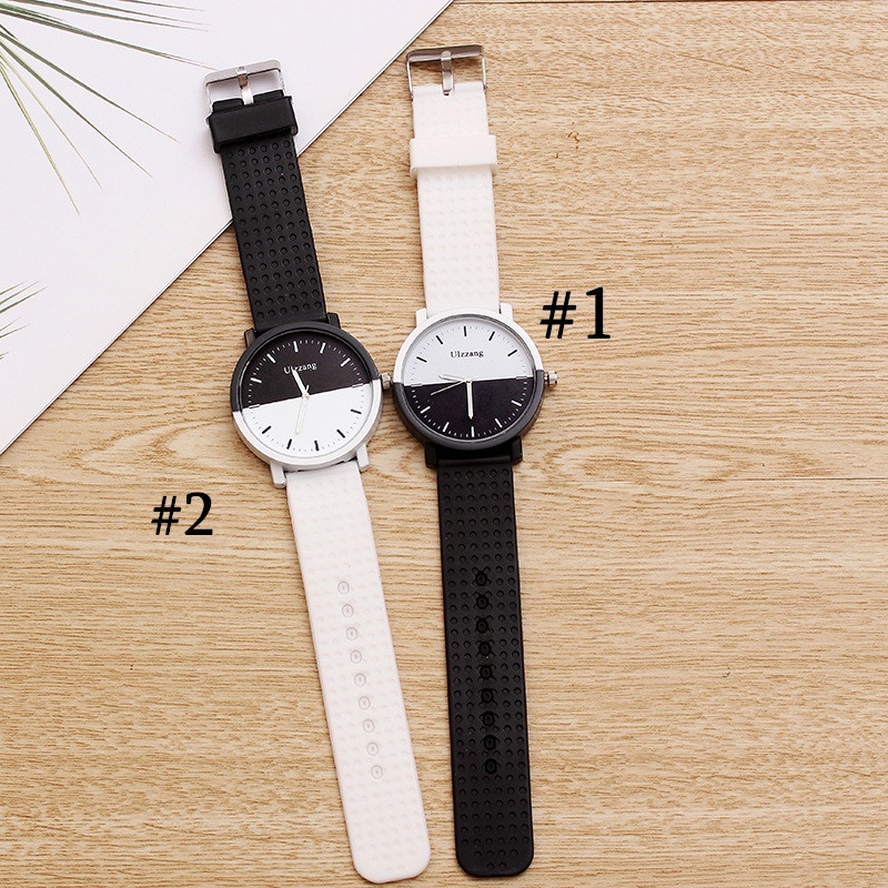 Jam Tangan Couple A0002 Korean Fashion Simple Couple Watch