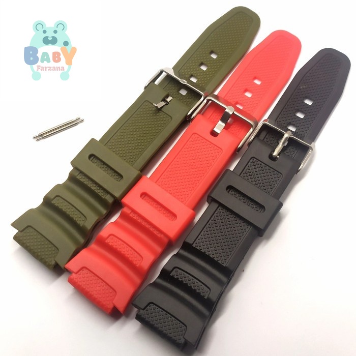 Tali Jam Tangan Casio AQS-810 AQ-S800W Rubber Strap CASIO AQS810