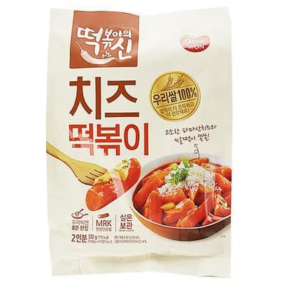 

DONGWON TTEOKBOKKI INSTANT /CHEESE TOPOKKI /KUE BERAS RASA KEJU. non halal