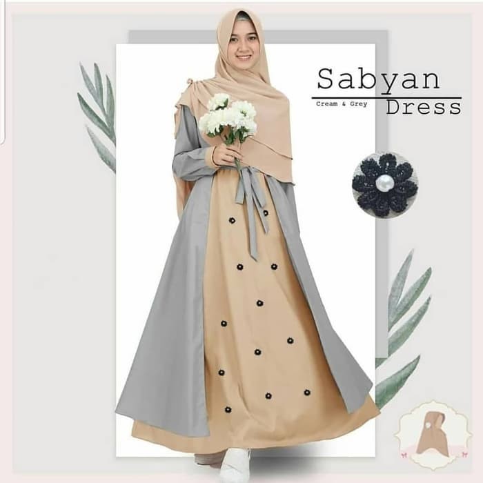 Gamis / Gamis Sabyan + Khimar / Baju Gamis Wanita Terbaru