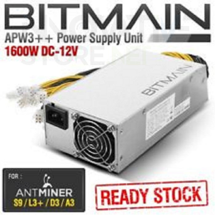 APW3 plus plus Bitmain Power Supply 1600W Use For Algo Miner