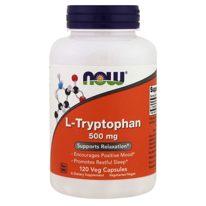 Now Food L Tryptophan 500mg 120VegCap Tidur Nyenyak Now Tryptophan USA Now L Tryptophan