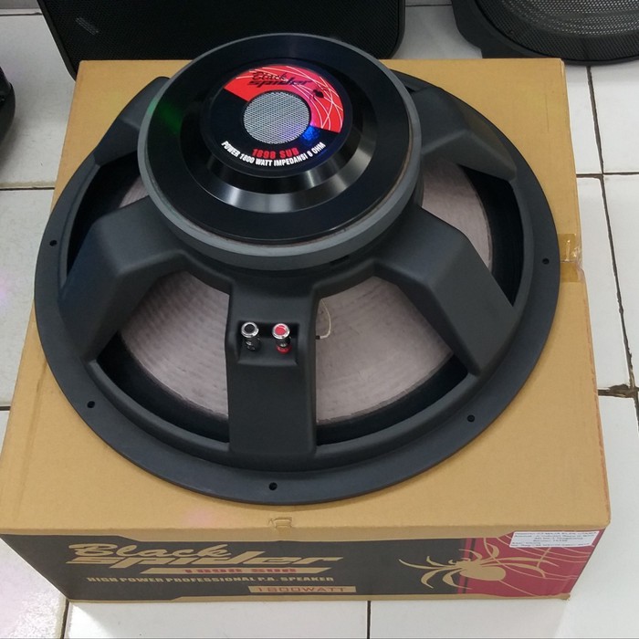 SPEAKER SUBWOOFER 18INCH BLACK SPIDER 1898 SUB ORIGINAL