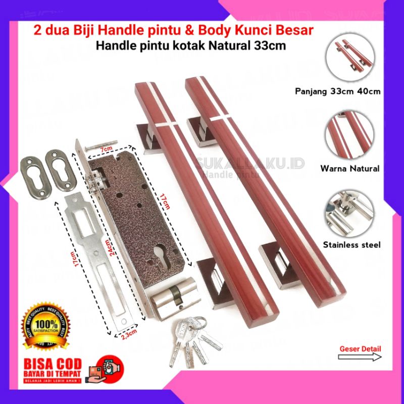 Tarikan pintu rumah handle set pintu kupu tarung murah