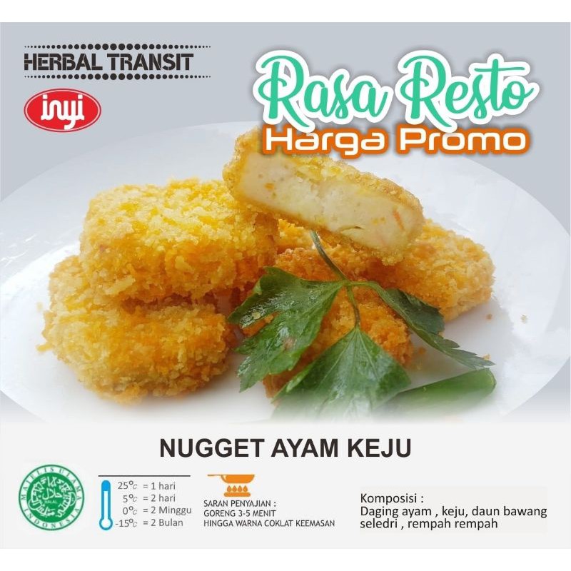 

Herbal Transit Nugget Ayam Keju 500gr / Nugget Inyi // Homemade non MSG 500gr