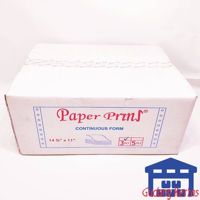 

CONTINUOUS FORM 14.7-8 X 11 3PLY PAPERPRYRNS