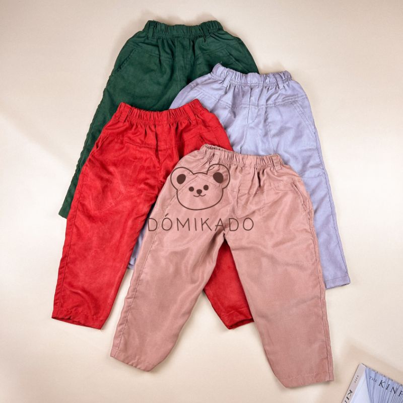 Domikado | Keanu corduroy long pants | Celana panjang anak bahan corduroy