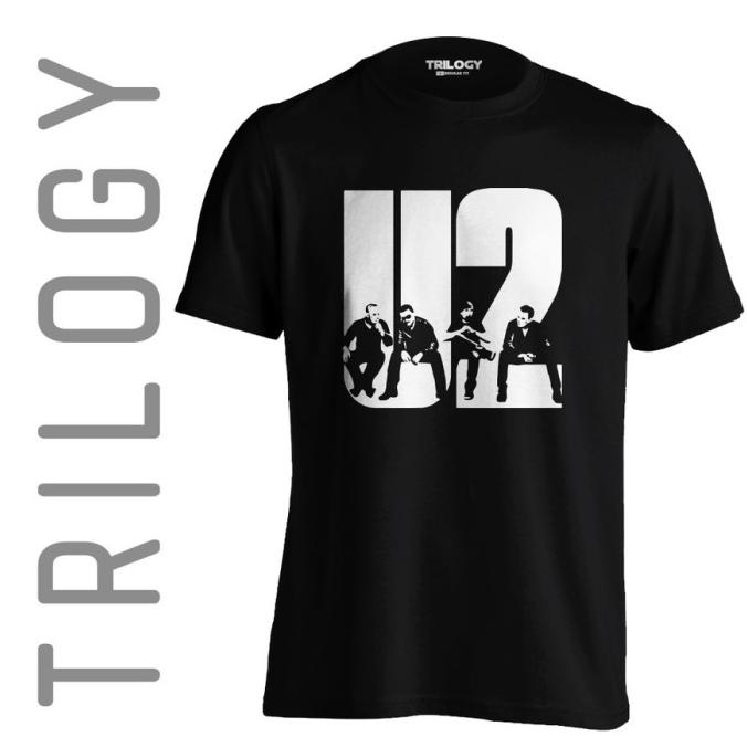 Kaos Premium Brand Trilogy Music U2 Siluet Tshirt