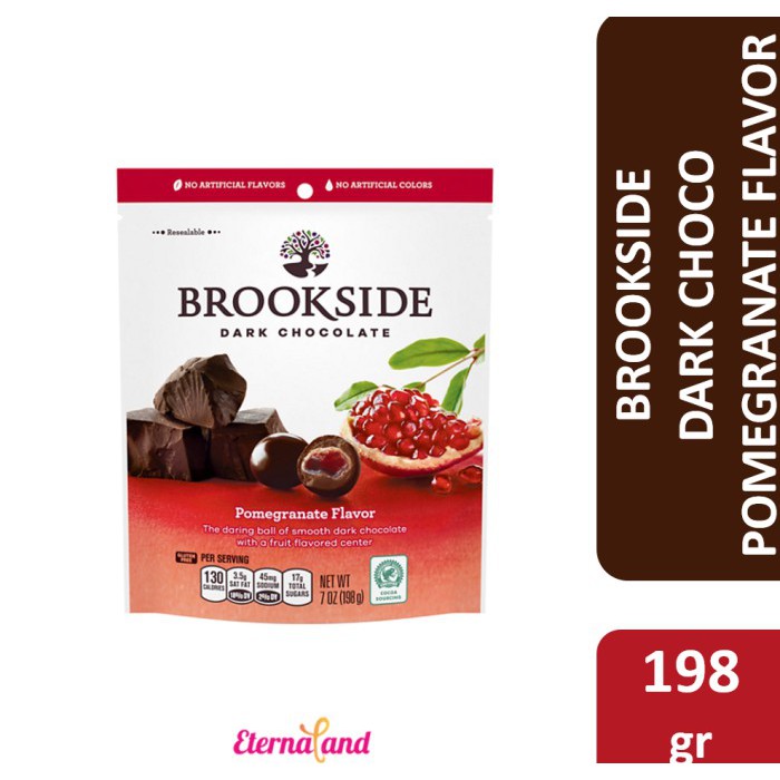 

Ready - Brookside Dark Chocolate - Cokelat Brookside Impor Usa Aneka Rasa - Pomagranate
