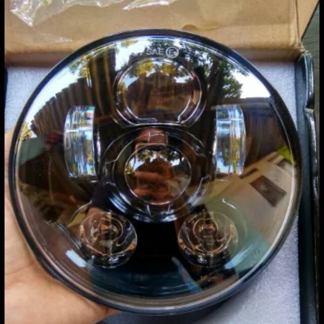 Lampu depan led daymaker 5.75 inch 6 titik 45 watt