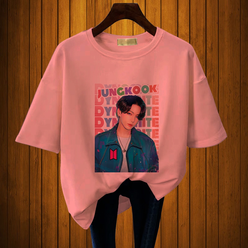 CALVIERO SHOP - BAJU KAOS ATASAN WANITA PRINT JUNGKOKDYNA
