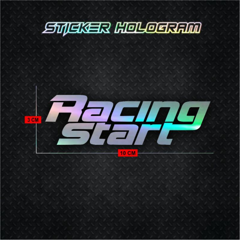 Stiker Cutting Hologram PSKNMTC RX KING JET DARAT SPEEDHUNTERS STUSSY Stiker Helm Stiker Motor-RACING START