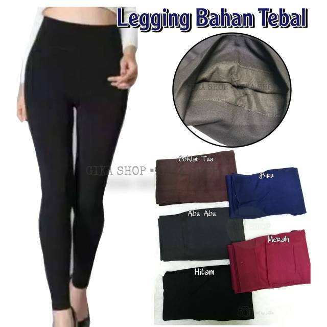  LEGGING  TEBAL  celana  olahraga wanita leging highwaits 