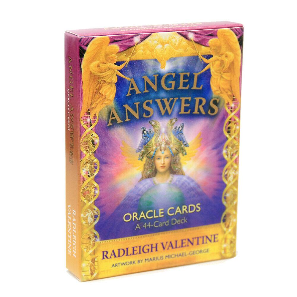 Agustina Angel Answers Permainan Papan Hiburan Pesta 44Pcs Deck Game Tarot Card