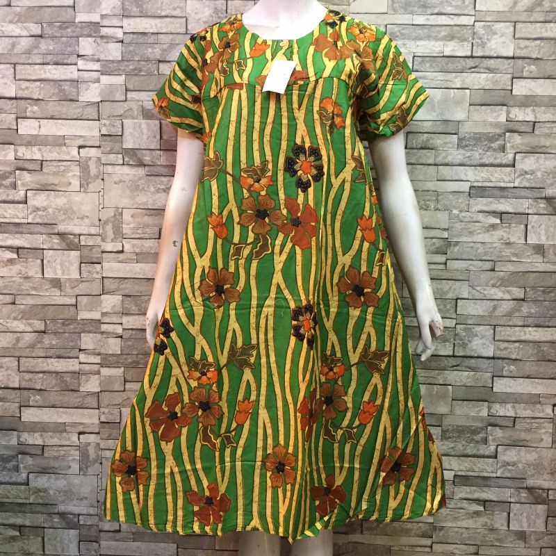 DASTER BALI MURAH MOTIF KEMBANG | BATIK AQILAH-KC 13