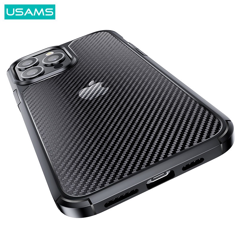 USAMS Armour Hard Case + Soft Bumper Cover iPhone 13 Pro Max 13 Mini