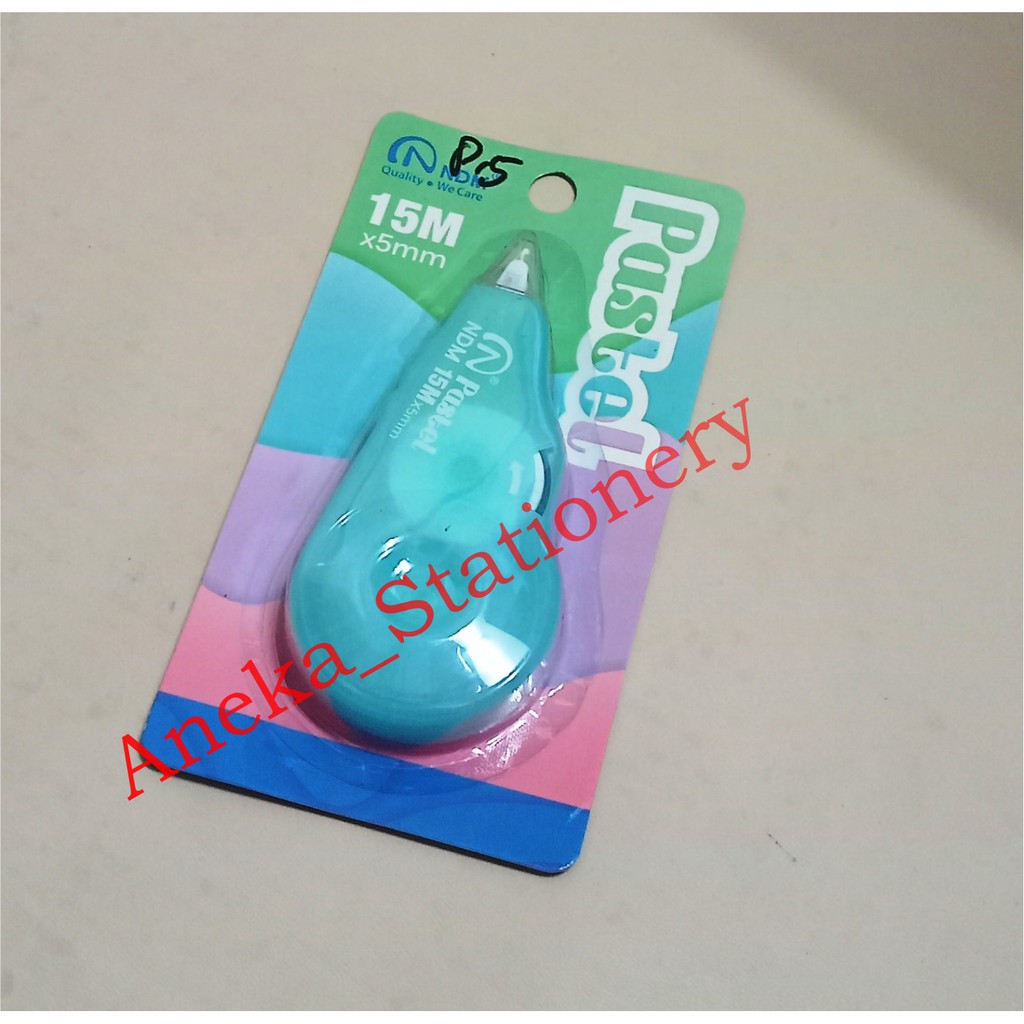 

Correction Tape NDM Pastel 15Meter