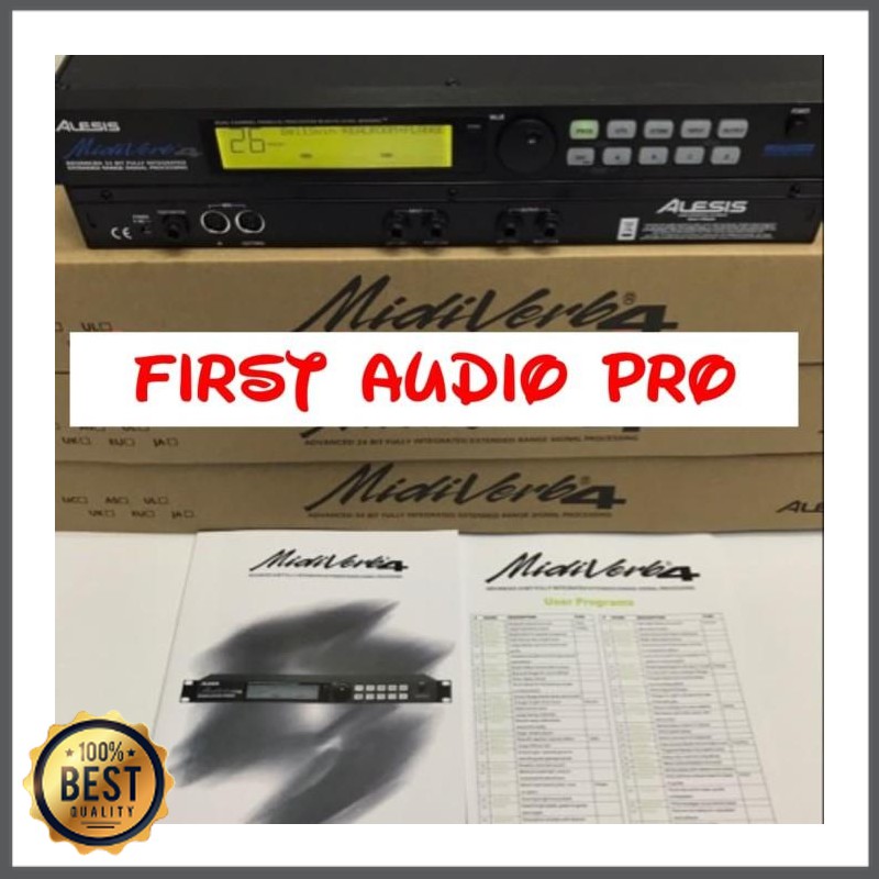 Mishad Shop -  Effect Vocal Alesis Midiverb 4 Digital Effect Vocal Efek Vokal GU-5117-1152