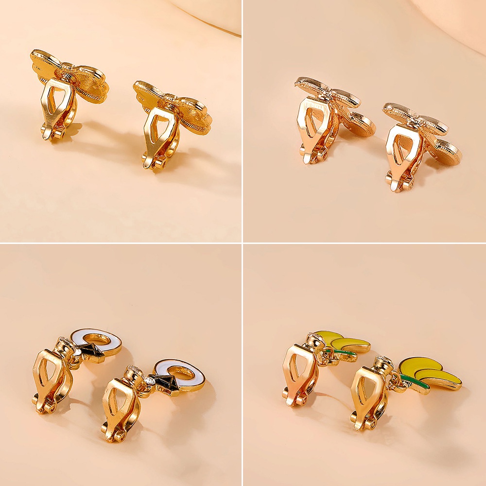 Anting Tusuk Wanita Lucu Korean Style Varian Model Import - Anting Tusuk Buah