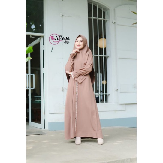 Gamis SANUM set hijab ori Alleya..