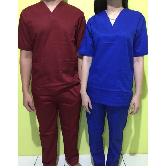  Baju  Dokter  Jaga  OK DUA SAUDARA LENGAN PENDEK Surgery 