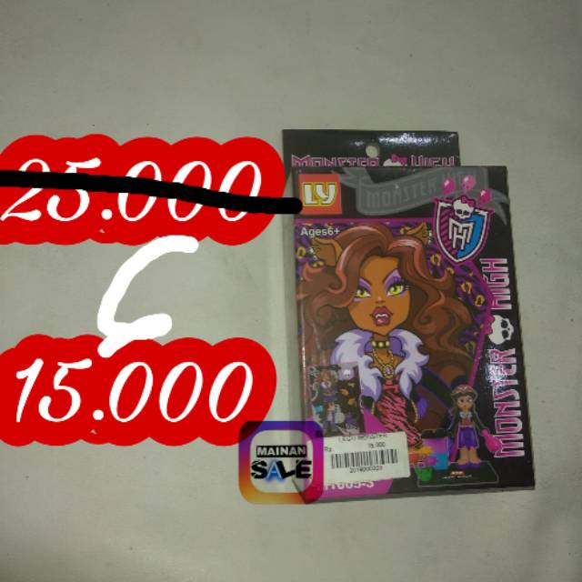 Mainan lego monster high