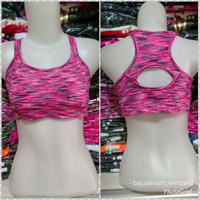 Sports Bra / Bra Senam /Bra Aerobik / Bra Fitness /Bra Yoga