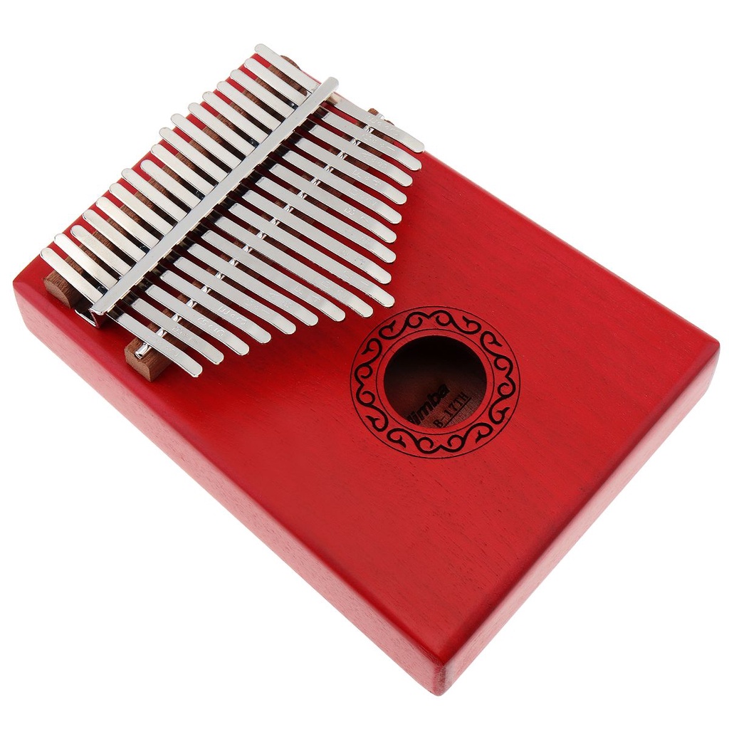 Kalimba Piano Jari Jempol Mini 17 Tuts Bahan Kayu Mahoni