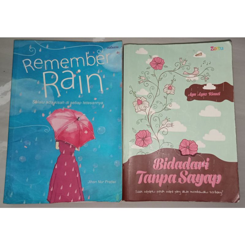 Novel murah Remember Rain/Bidadari tanpa sayap