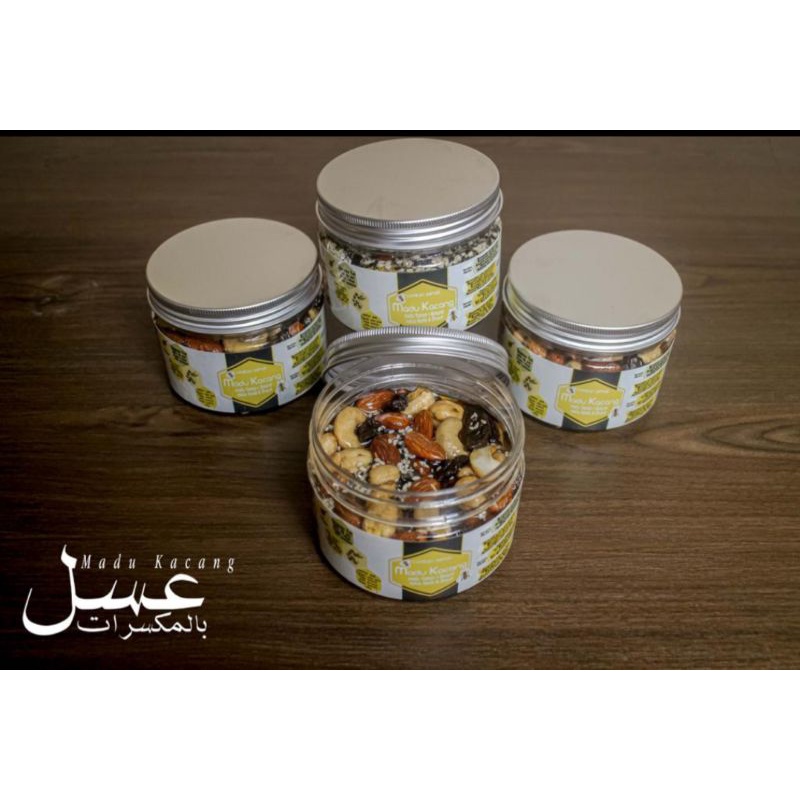 

Madu Yaman kombinasi kacang almond mente dhoum kismis