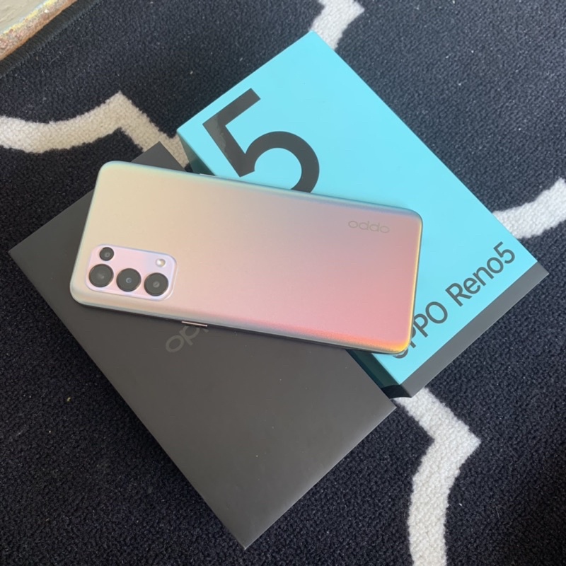 oppo reno 5 ram 8gb second fullset bekas pakai