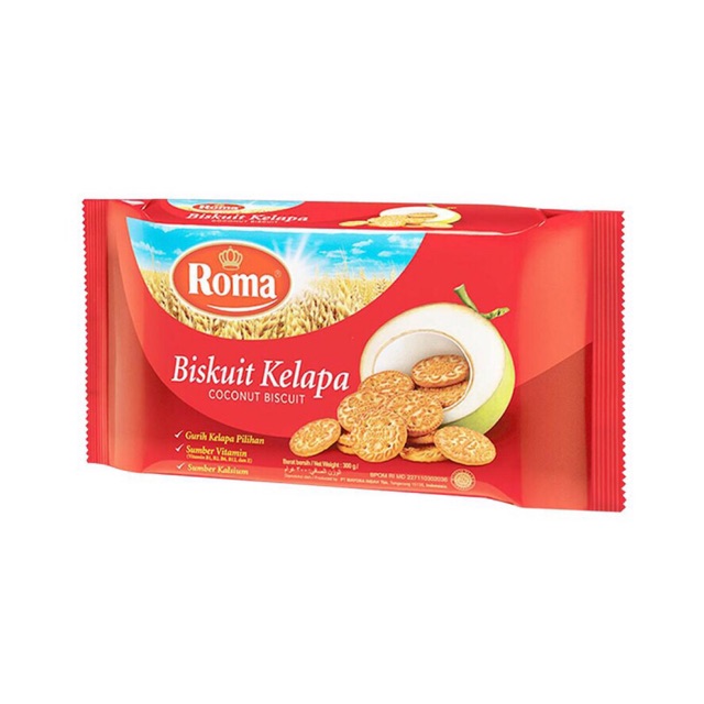 

BISKUIT ROMA KELAPA 300 gr