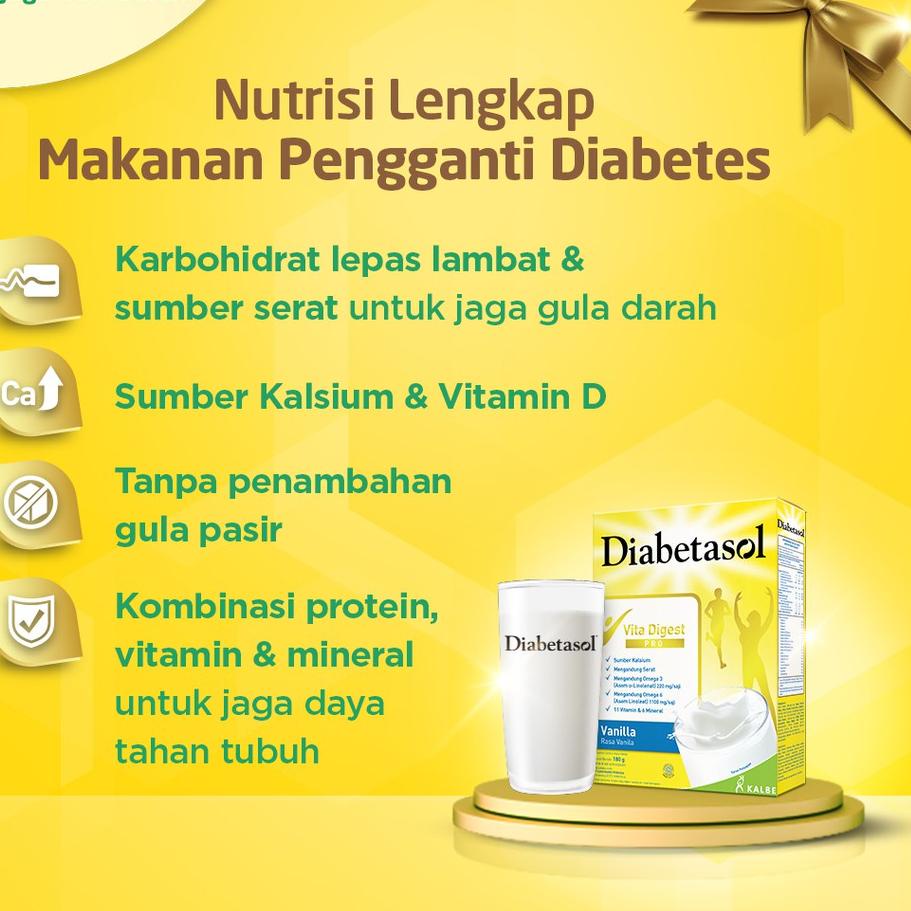 

DAPATKAN SEGERA Diabetasol Chocolate 2x500gr WF6**