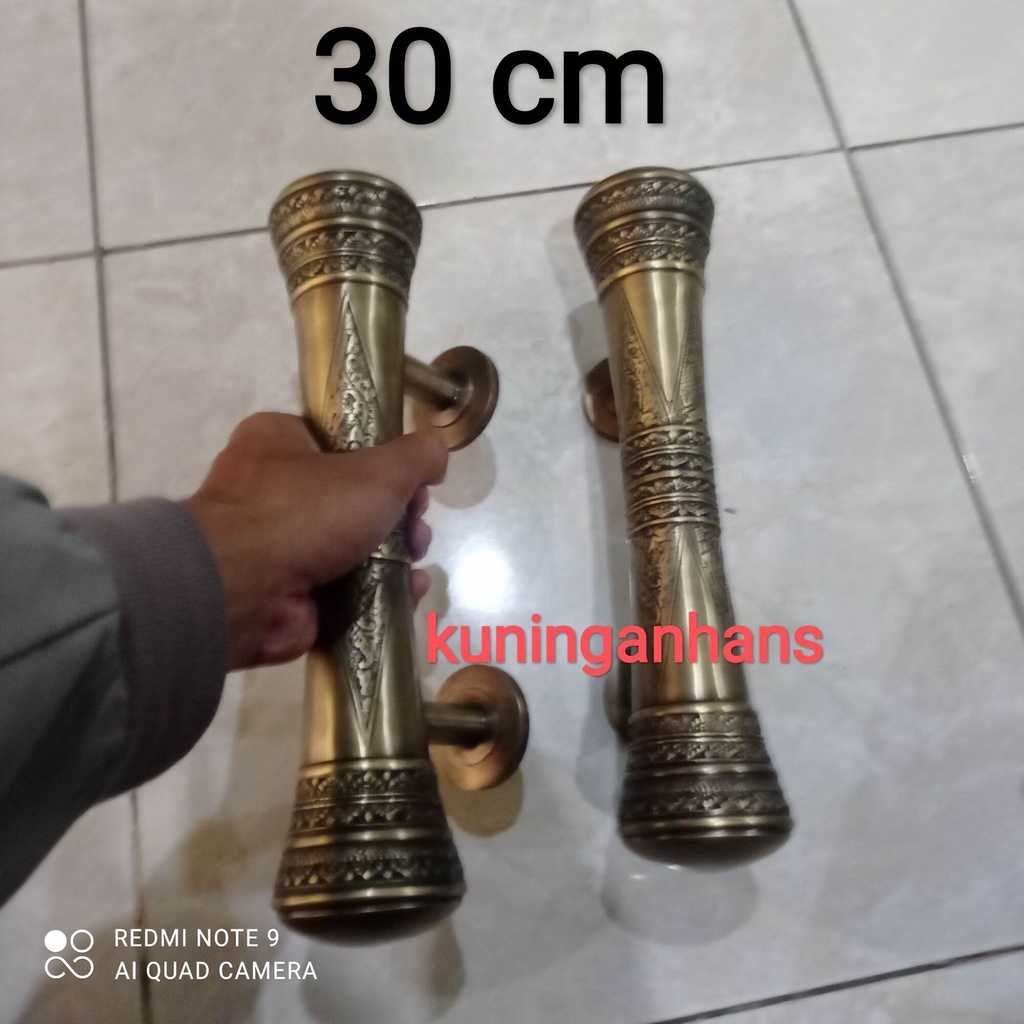 handle gagang pintu klasik kuningan ukir 30 cm klasik antik gagang pintu rumah