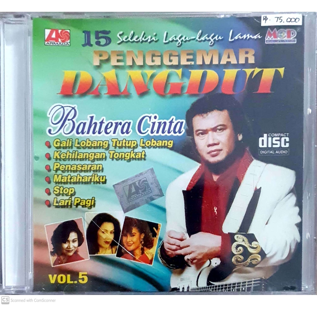 15 Seleksi Lagu-Lagu Lama Penggemar Dangdut Vol.5: Bahtera Cinta | CD Original