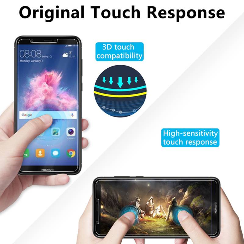 3PCS Protective Glass for Huawei P20 P10 P9 Lite Screen Protector for Huawei P30 P40 Pro Lite Glass Phone Cover