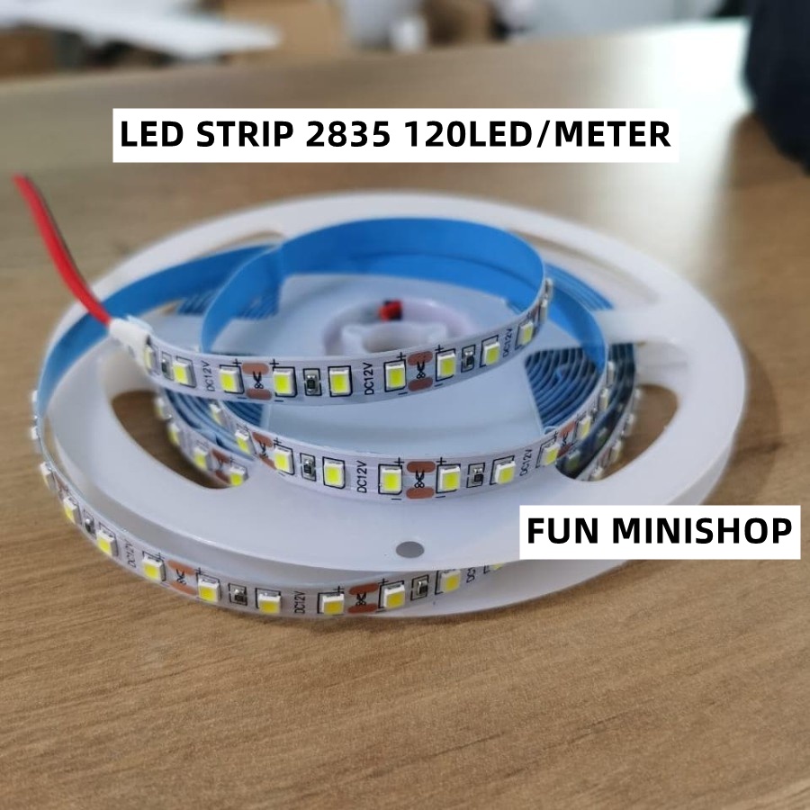 LAMPU LED STRIP 120MATA 120 MATA 2835 / 3528 INDOOR 120LED/METER IP 33