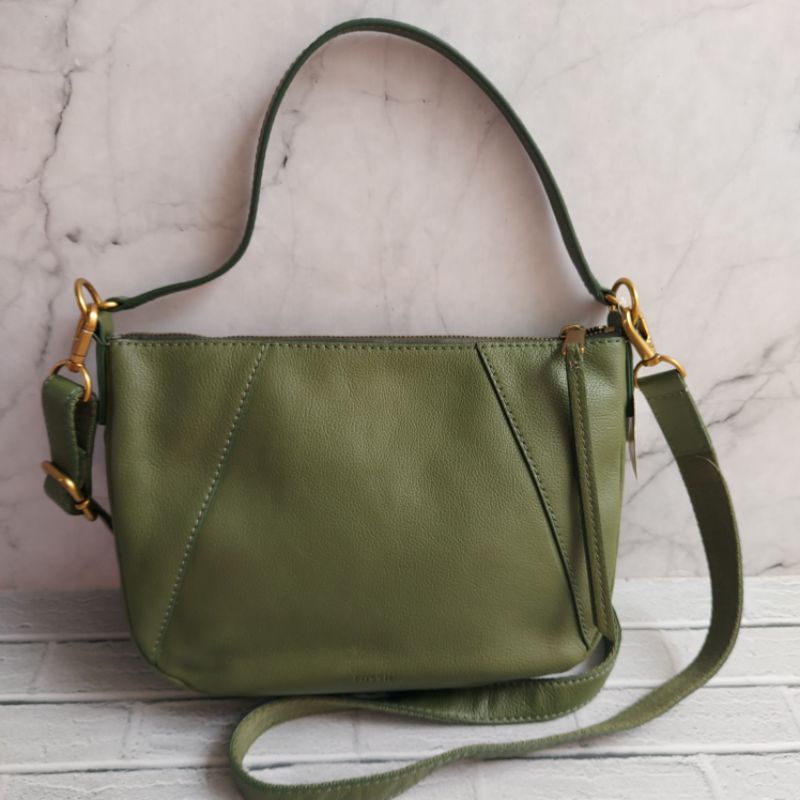 tas fossil skylar cross body olive