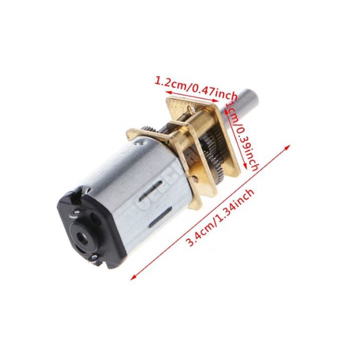 Micro Speed Gear Motor DC 3V-12V