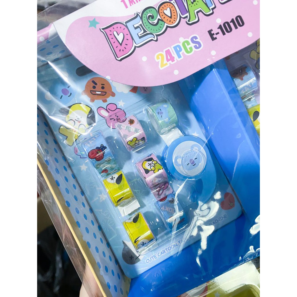 

1 SET SELOTIP WASHI BTS / ISOLASI SELOTIP KPOP LUCU
