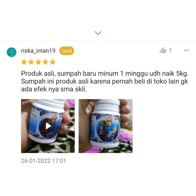 GINSENG BIRU OBAT PENGGEMUK BADAN PERMANEN PENAMBAH NAFSU MAKAN PENAMBAH BERAT BADAN